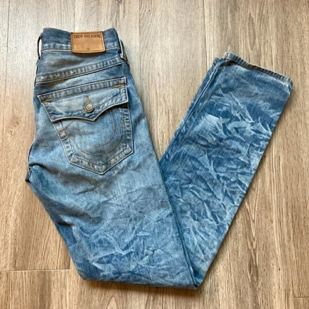 True Religion Geno Relaxed Slim Jeans Size 28 Tall